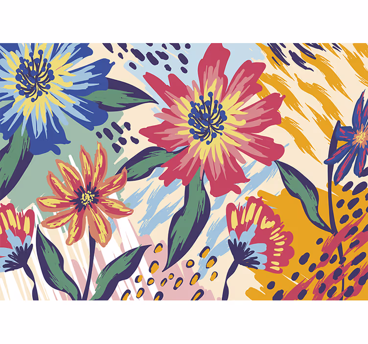 Fototapeta klasyczna kwiaty Van Gogh - TenStickers