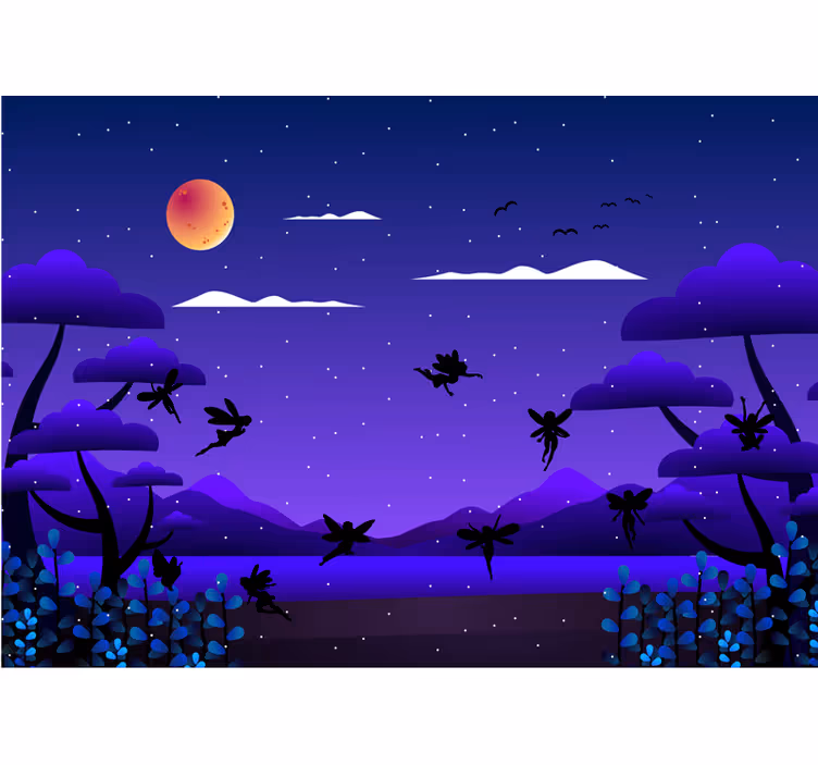 Fototapeta dla dzieci magiczny las - TenStickers
