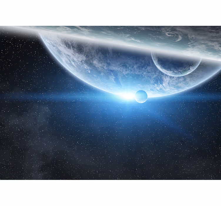 Fototapeta Ziemia z kosmosu - TenStickers