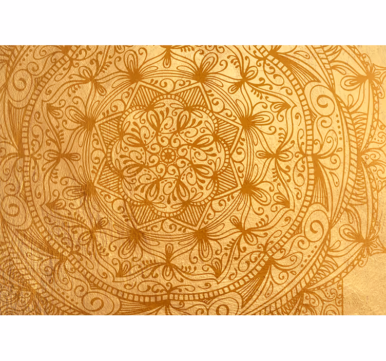 Fototapeta złota mandala - TenStickers