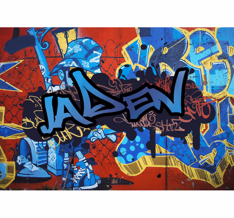 Graffiti niestandardowa nazwa niestandardowa fototapeta - TenStickers