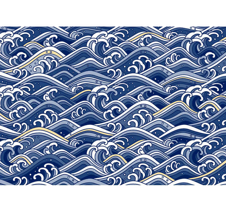 Fototapeta morze fale oceaniczne w ruchu - TenStickers