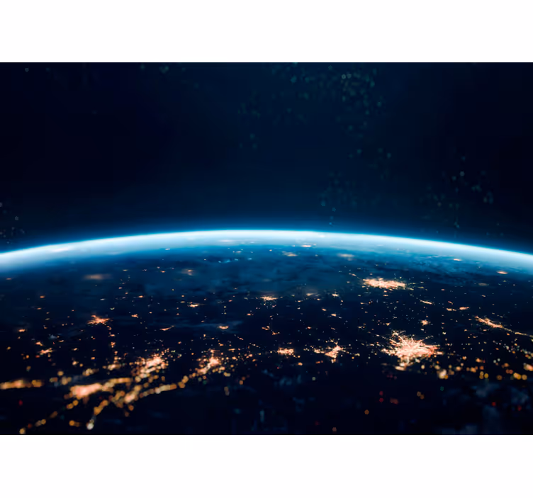 Fototapeta kosmos ziemia z kosmosu - TenStickers