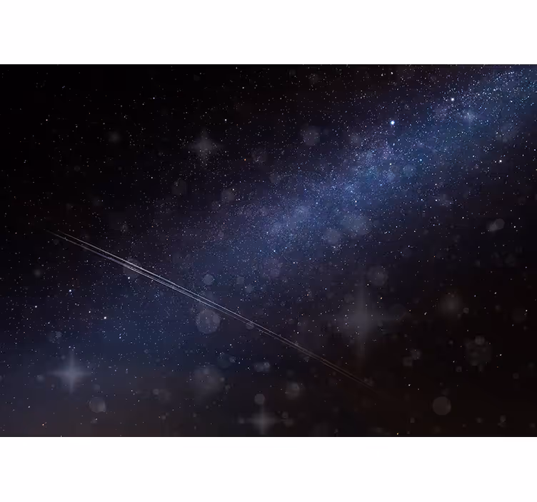 Fototapeta kosmos niebiańskie wieczorne niebo - TenStickers