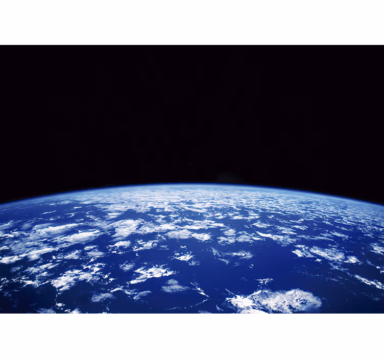 Fototapeta kosmos planeta widziana z orbity - TenStickers
