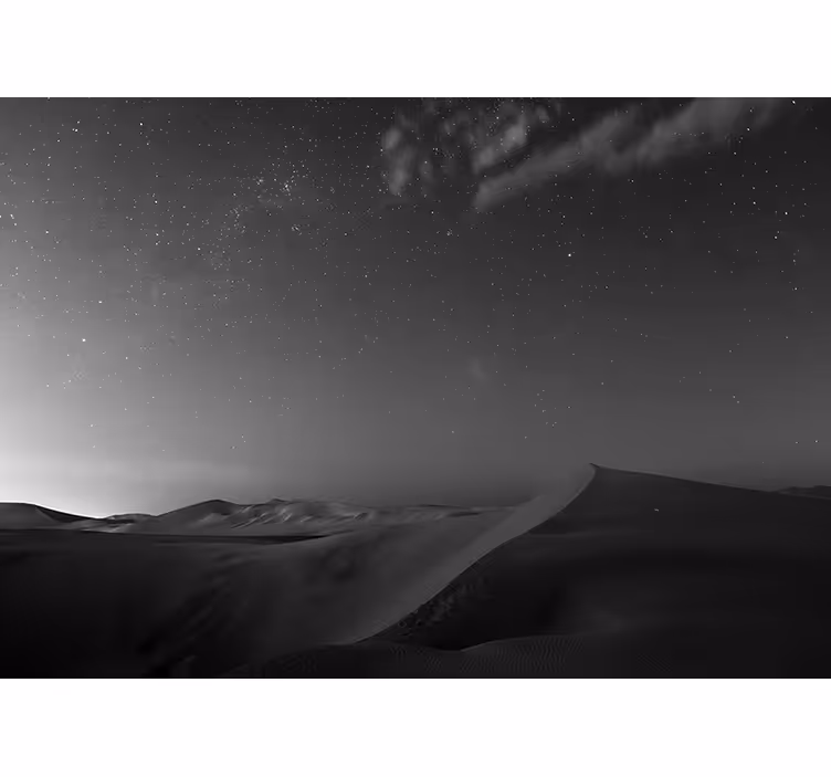 Fototapeta góry nocne wydmy pustyni - TenStickers