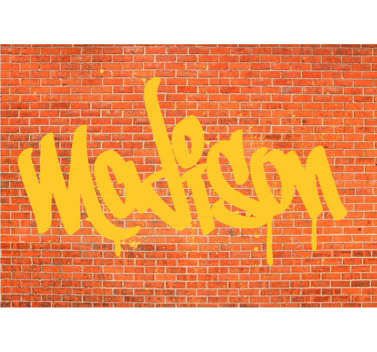 Fototapeta Street Art sztuka tekstu graffiti - TenStickers