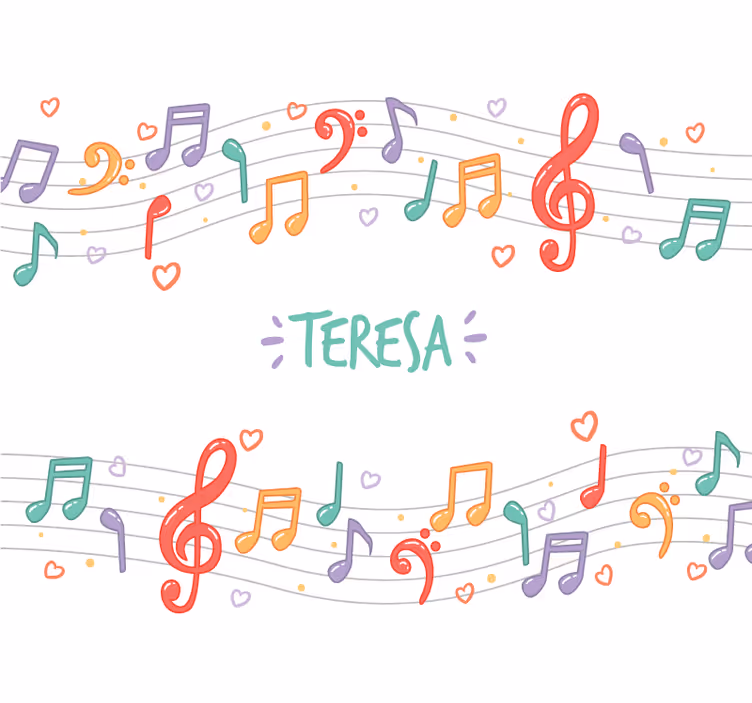 Fototapeta muzyka melodia nut - TenStickers