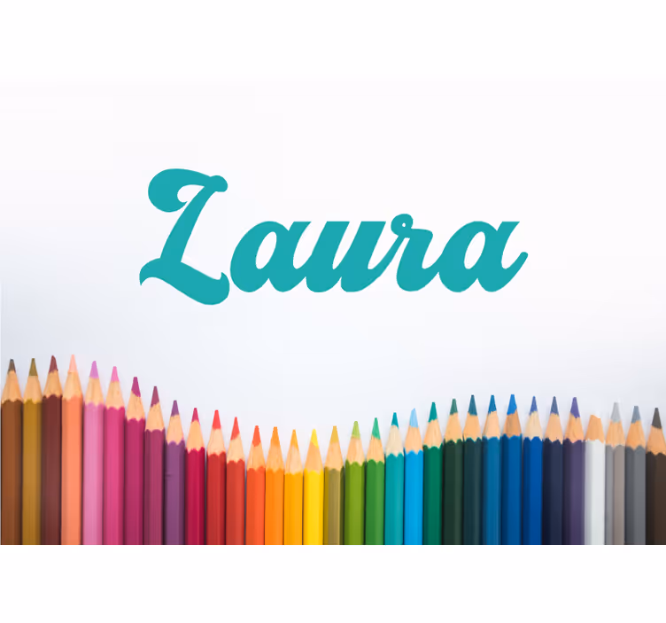 Fototapeta na zamówienie z imieniem pisanym kursywą - TenStickers