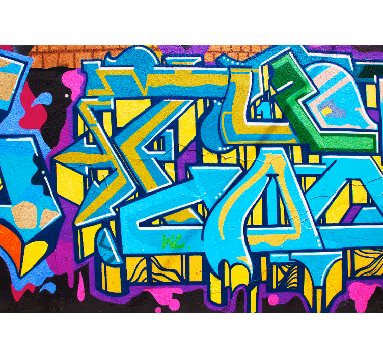 Fototapeta street art Żywe miejskie wyrażenie - TenStickers