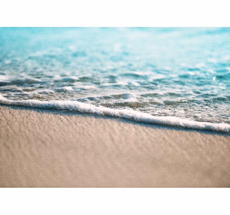 Fototapeta woda na plaży pod morzem - TenStickers
