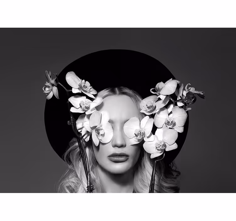 Fototapeta w kwiaty elegancja orchidei - TenStickers