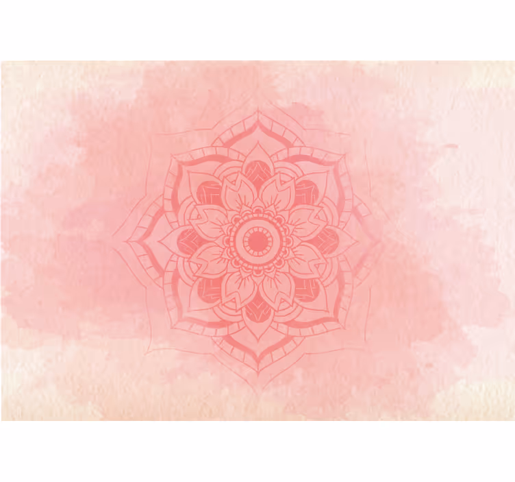 Fototapeta mandala elegancka kwiatowa kompozycja - TenStickers
