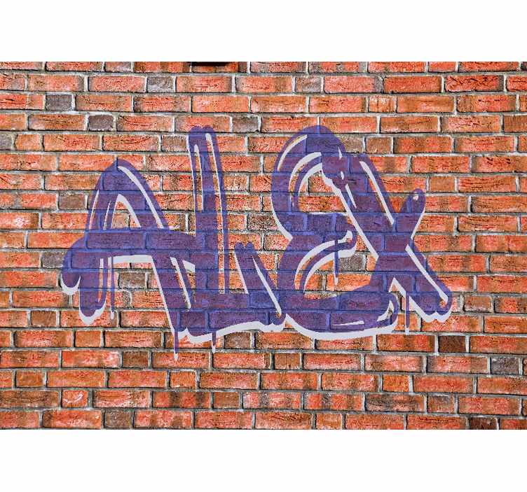 Fototapeta Street Art graffiti i nazwy artystyczne - TenStickers