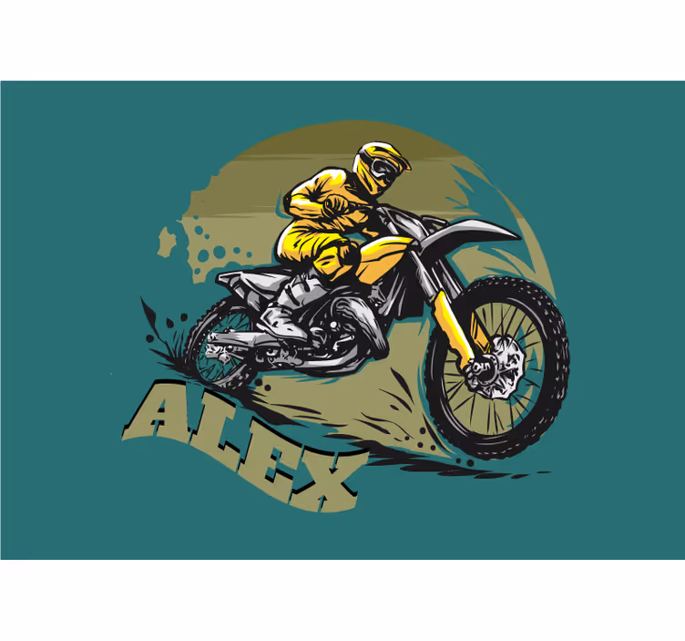Fototapeta z pojazdami motocross w akcji - TenStickers