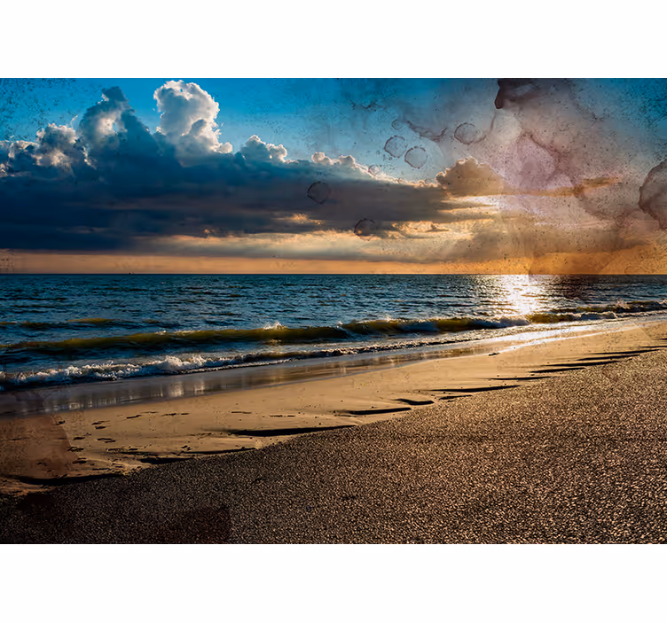 Fototapeta natura spokojny widok na ocean - TenStickers