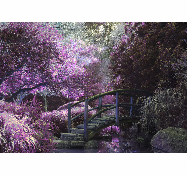 Bajkowa aleja natura fototapeta - TenStickers