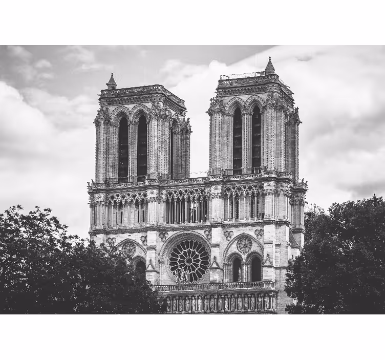 Fototapeta Paryż katedra notre dame - TenStickers