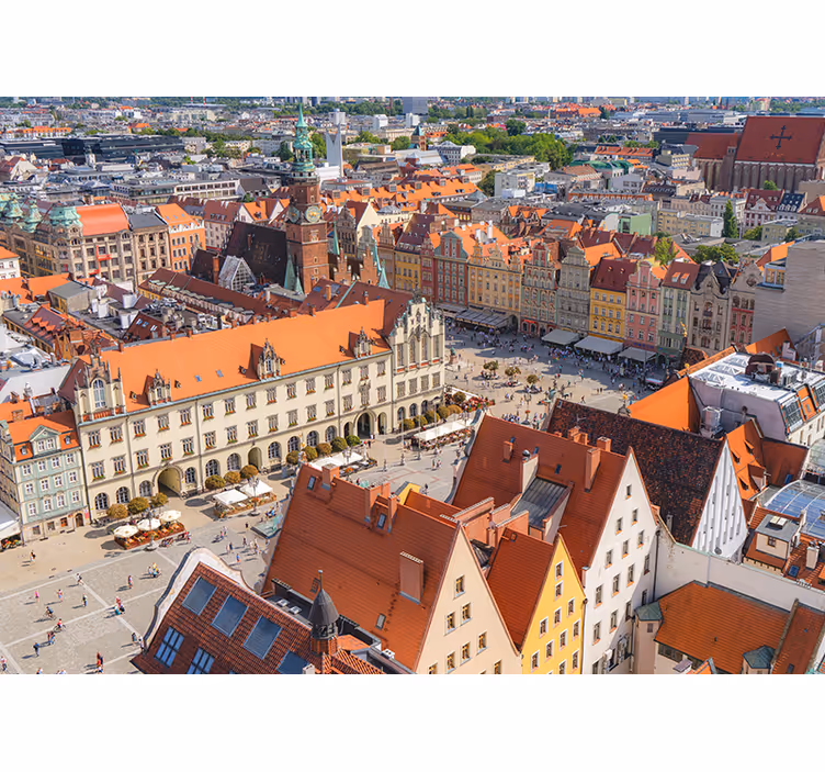 Fototapeta miasto widok na historyczny krajobraz miasta - TenStickers
