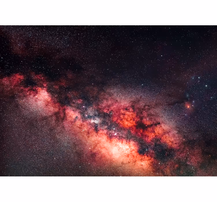 Fototapeta kosmos scena galaktycznej mgławicy - TenStickers
