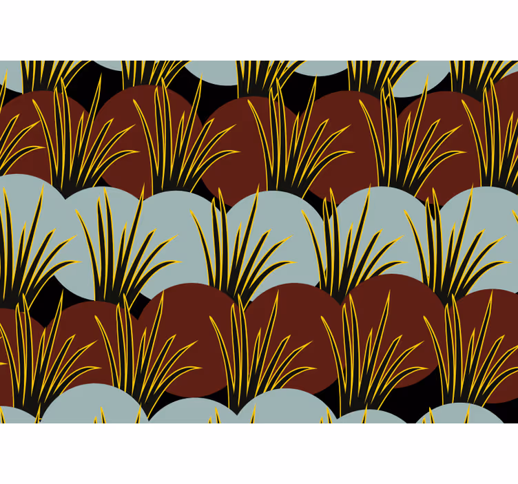 Fototapeta natura wzory trawy w stylu nowoczesnym - TenStickers