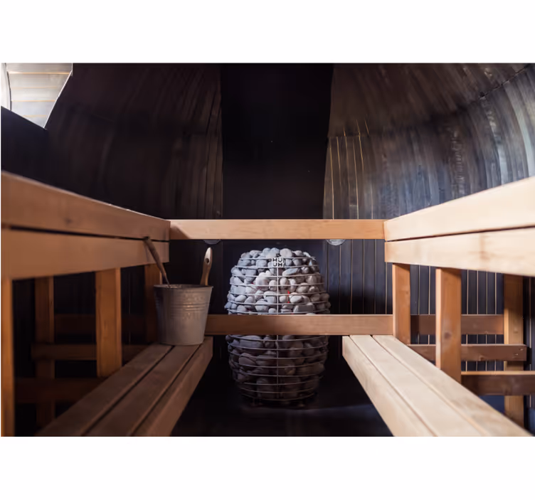 Fototapeta zen relaksująca sauna - TenStickers