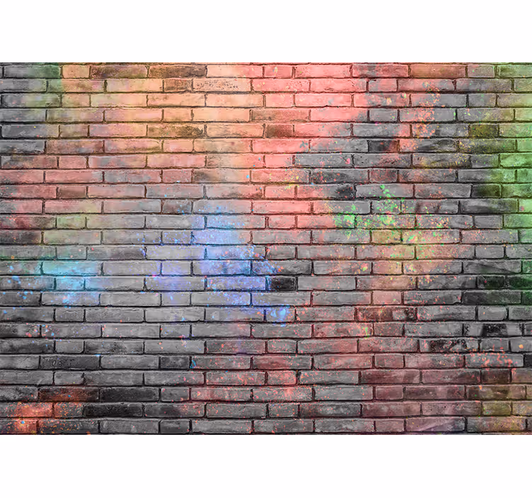 Fototapeta street art kolorowy wybuch miasta - TenStickers