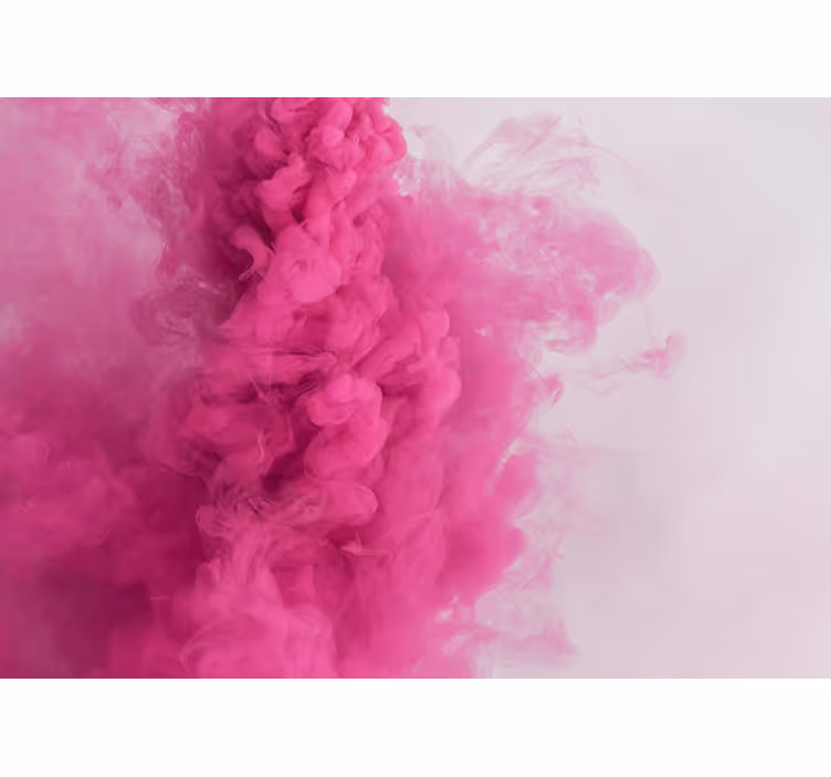 Fotoapeta abstrakcyjna różowe puchate chmury - TenStickers