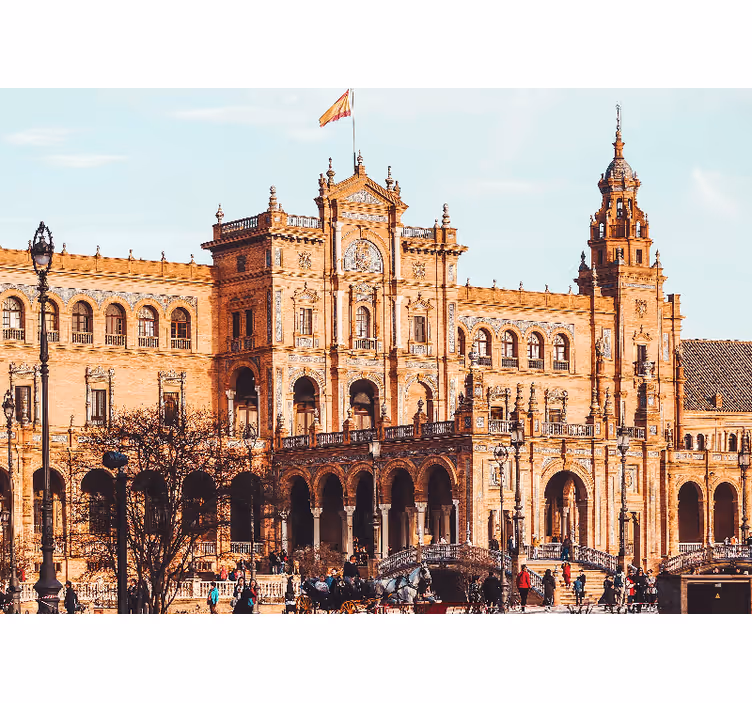 Fototapeta madryt historyczna architektura hiszpańska - TenStickers