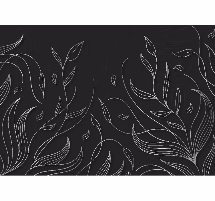 Fototapeta natura eleganckie wzory liści - TenStickers