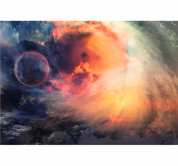 Fototapeta kosmos mgławica wirująca w kosmosie - TenStickers
