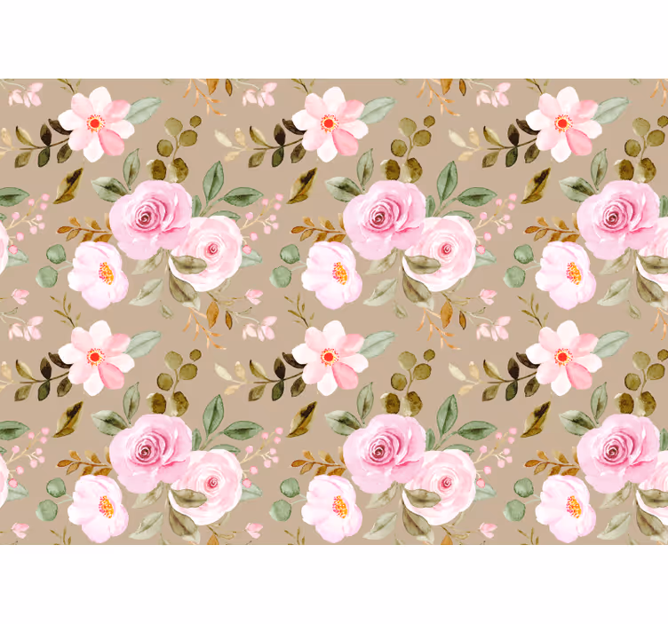 Fototapeta w kwiaty kwiatowa elegancja rozkwitu - TenStickers