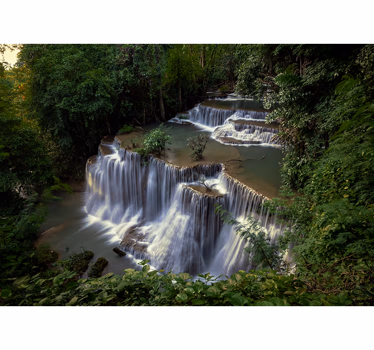 Fototapeta natura spokojny wodospad - TenStickers