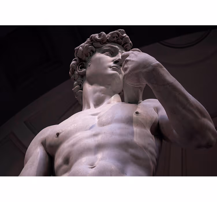 Fototapeta sztuka klasyczna figura marmurowa michelangelo - TenStickers