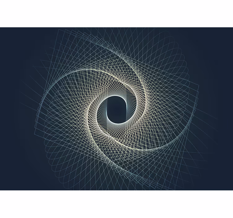 Fotoapeta abstrakcyjna spiralny wzór geometryczny - TenStickers