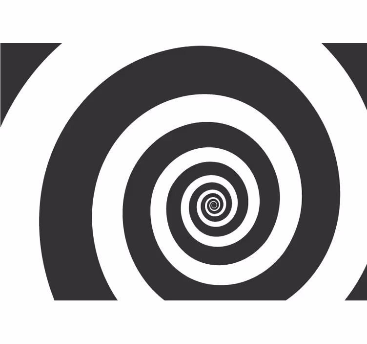 Fotoapeta abstrakcyjna w spiralne iluzje - TenStickers