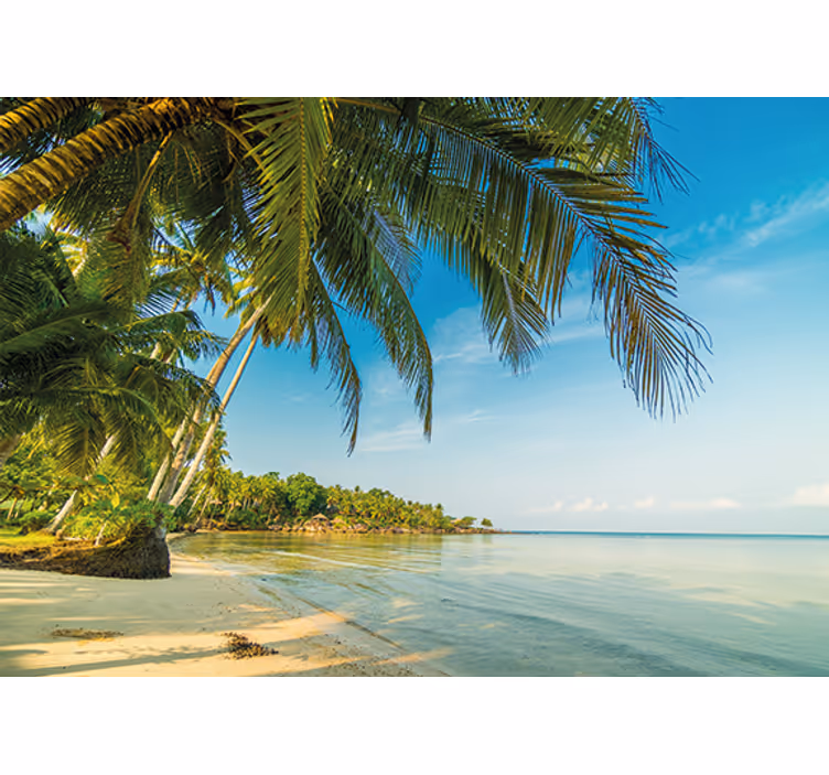 Fototapeta natura spokojna plaża - TenStickers