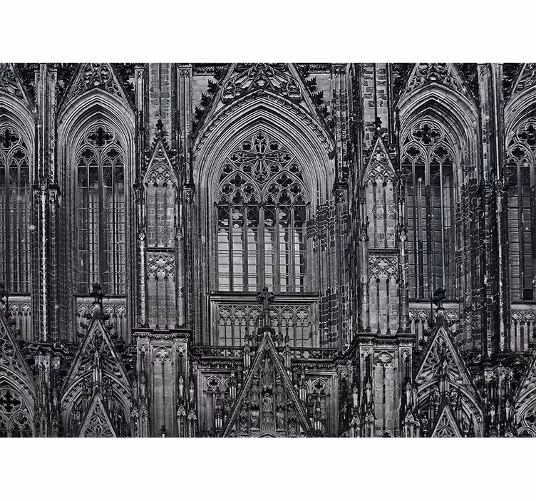 Fototapeta miasto szczegóły architektury gotyckiej - TenStickers