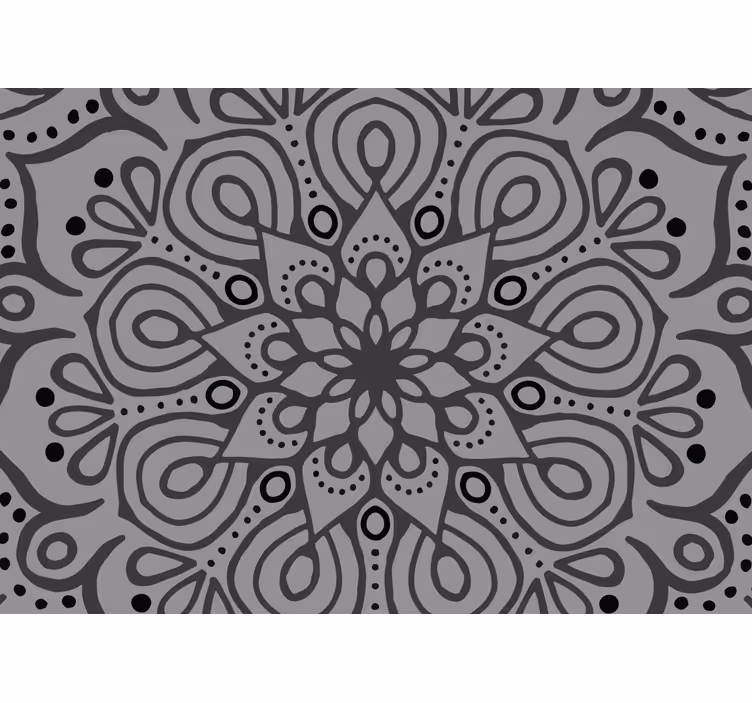 Fototapeta mandala z misternym elementem mandali - TenStickers