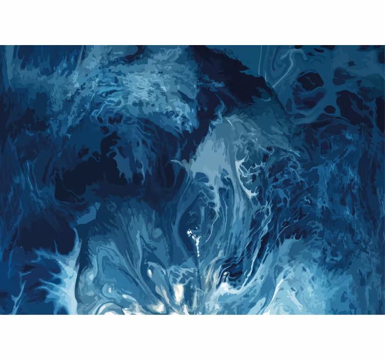 Fotoapeta abstrakcyjna oceaniczny wir - TenStickers