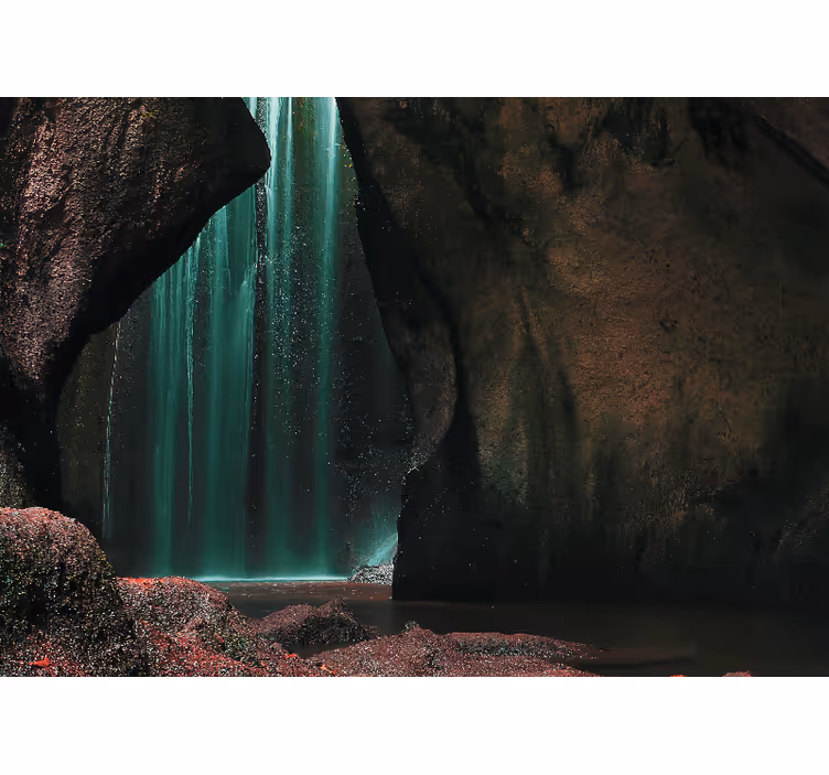 Fototapeta natura wodospad w tropikach - TenStickers