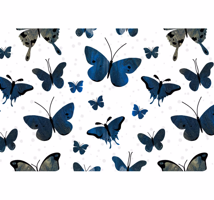 Fototapeta do łazienki elegancki motyl latający - TenStickers
