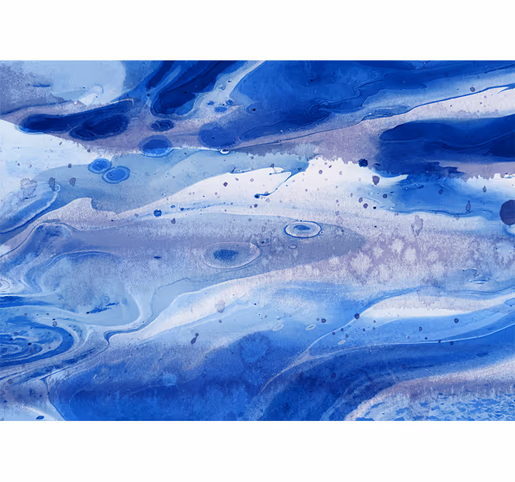 Fotoapeta abstrakcyjna wzory fal oceanicznych - TenStickers