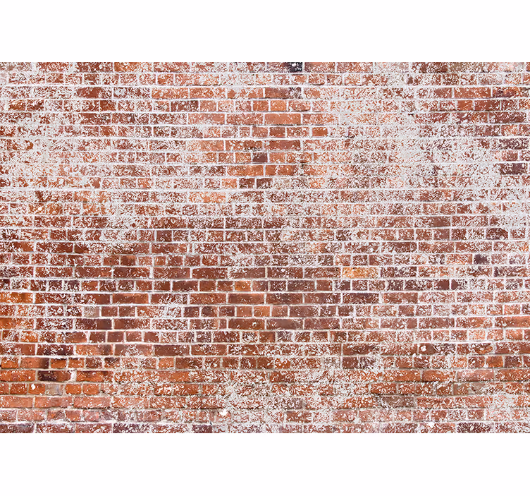 Fototapeta cegła ściana w fakturze czerwonej - TenStickers
