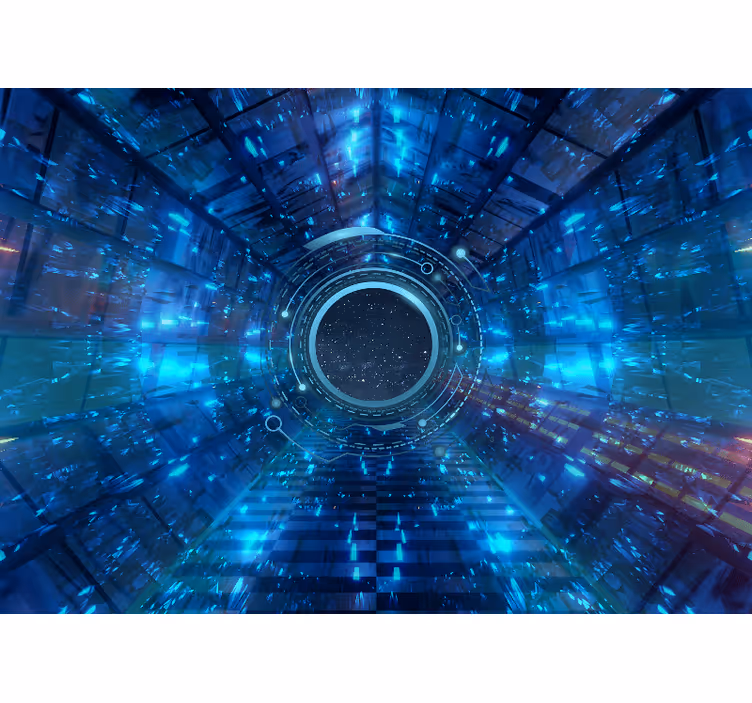 Fototapeta kosmos 3d kosmiczny portal - TenStickers