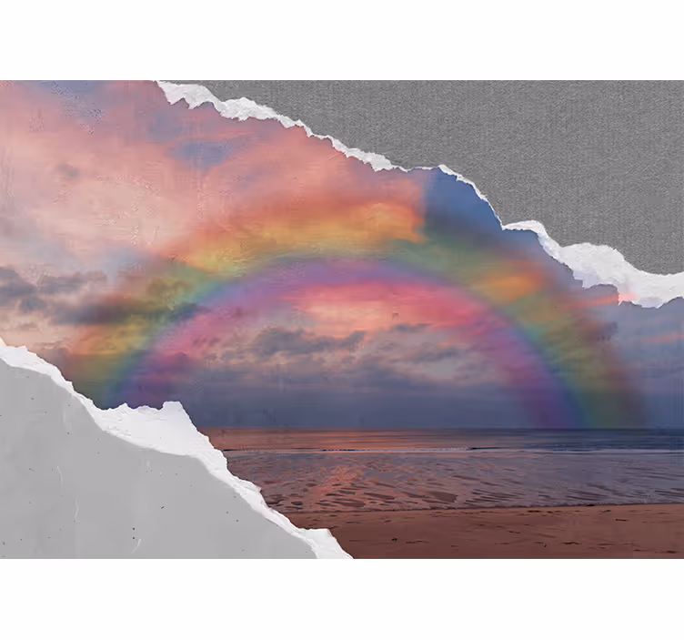 Fototapeta niebo żywa tęczowa łukowatość - TenStickers