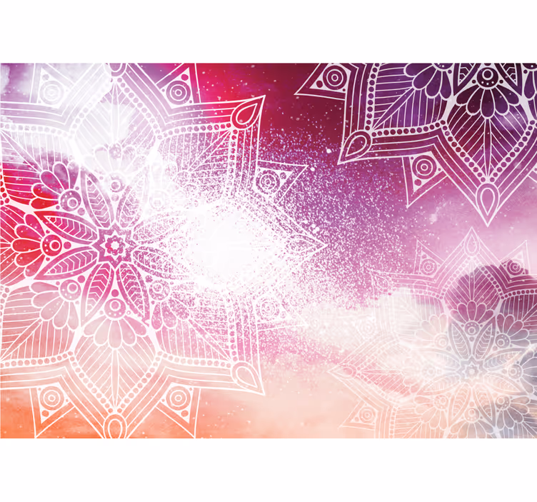 Fototapeta mandala z misternymi motywami - TenStickers