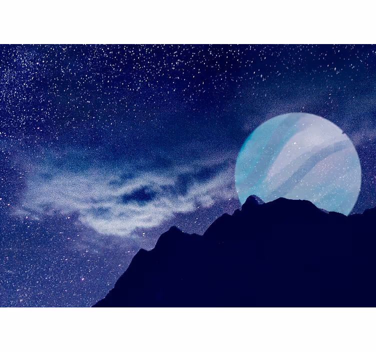 Fototapeta kosmos nocne niebo pełne gwiazd - TenStickers