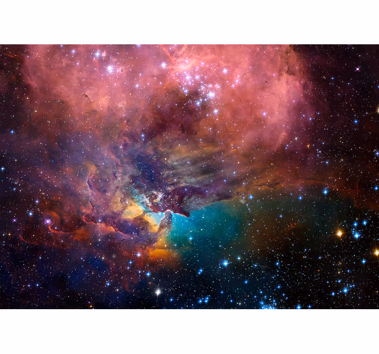 Fototapeta kosmos scena kosmicznej nebuli - TenStickers