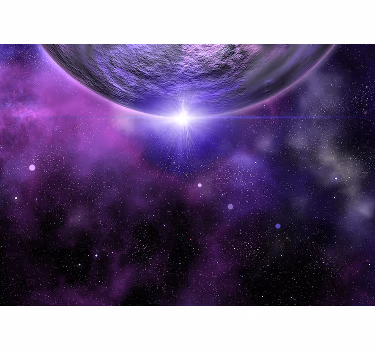 Fototapeta kosmos scena galaktycznej podróży - TenStickers